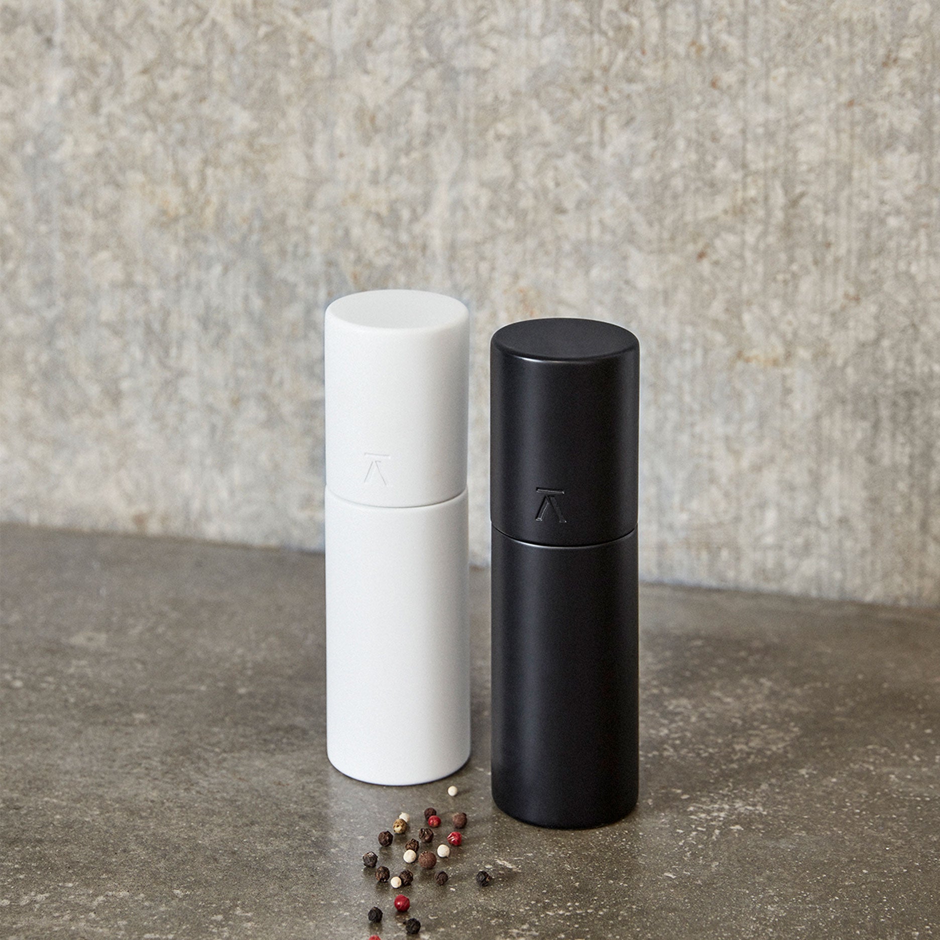 Kværnsæt sort/hvid